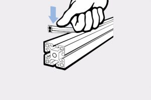 ¿Cómo realizar el montaje de un cristal en una estructura fabricada en perfil de aluminio?